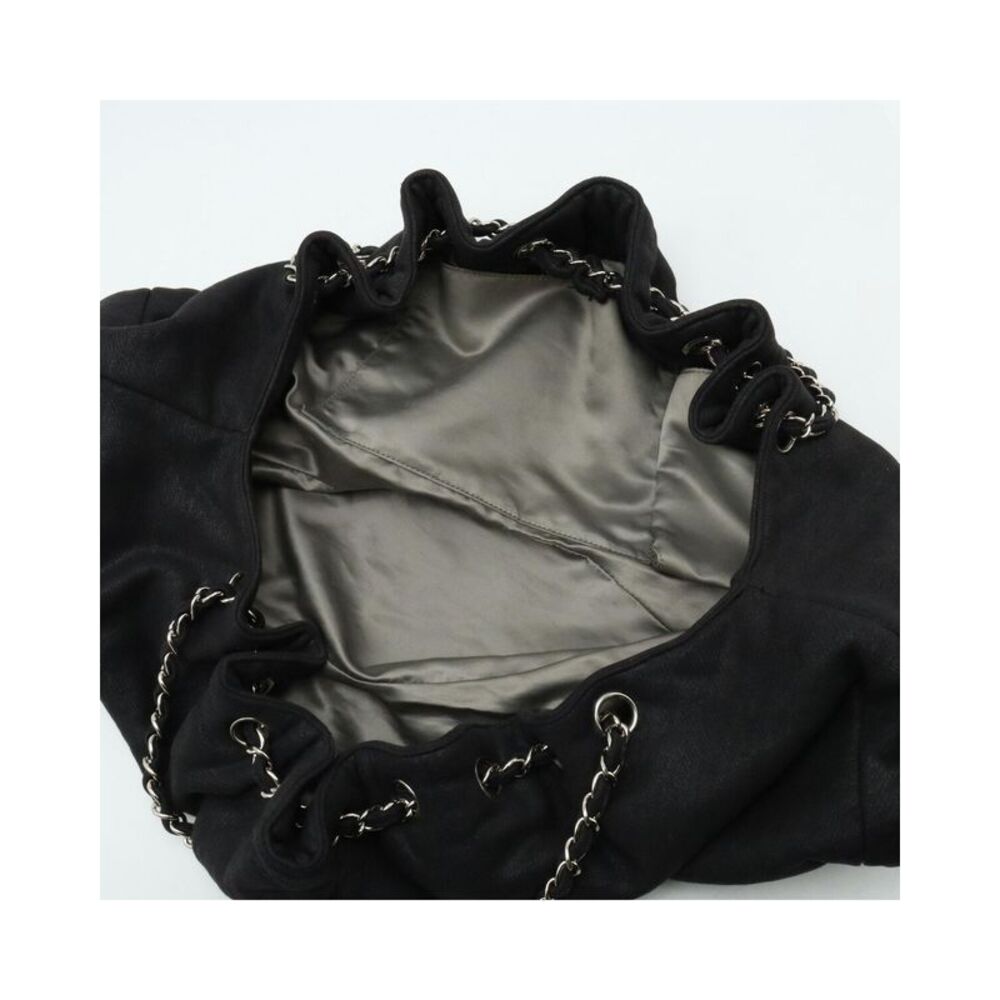 Pre Loved Chanel Cotton Jersey Tote Bag in Very Good Condition - Picture 5 of 8